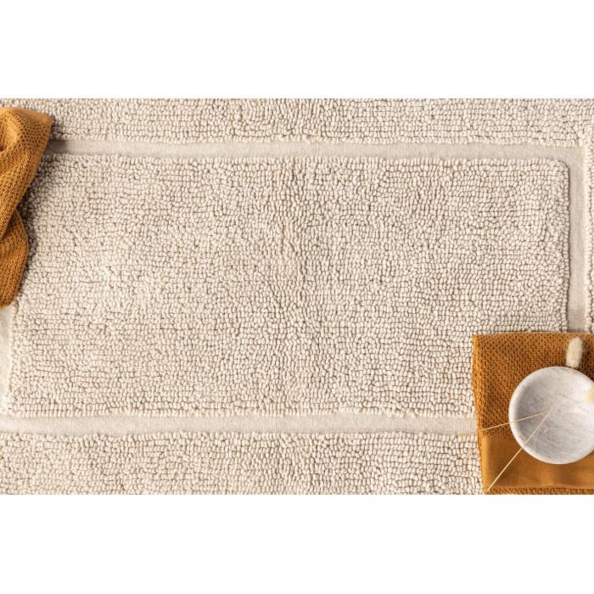 Paris Prix Tapis de Salle de Bain  William  60x90cm Beige