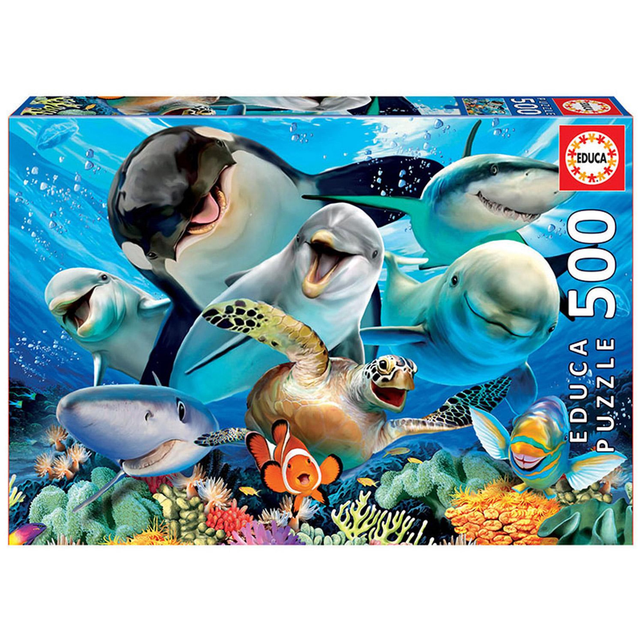EDUCA Puzzle 500 pièces : Selfie sous l'eau