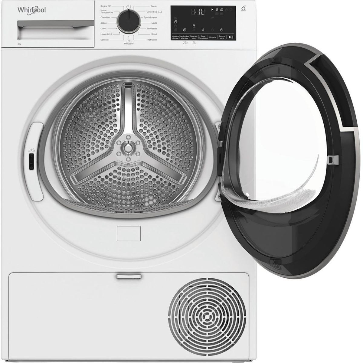 Whirlpool Sèche linge pompe à chaleur CWSD83MWBSFR