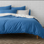 Voir la diapositive 1 : BATON ROUGE Housse de couette 100% percale de coton lavé 80fils/cm2