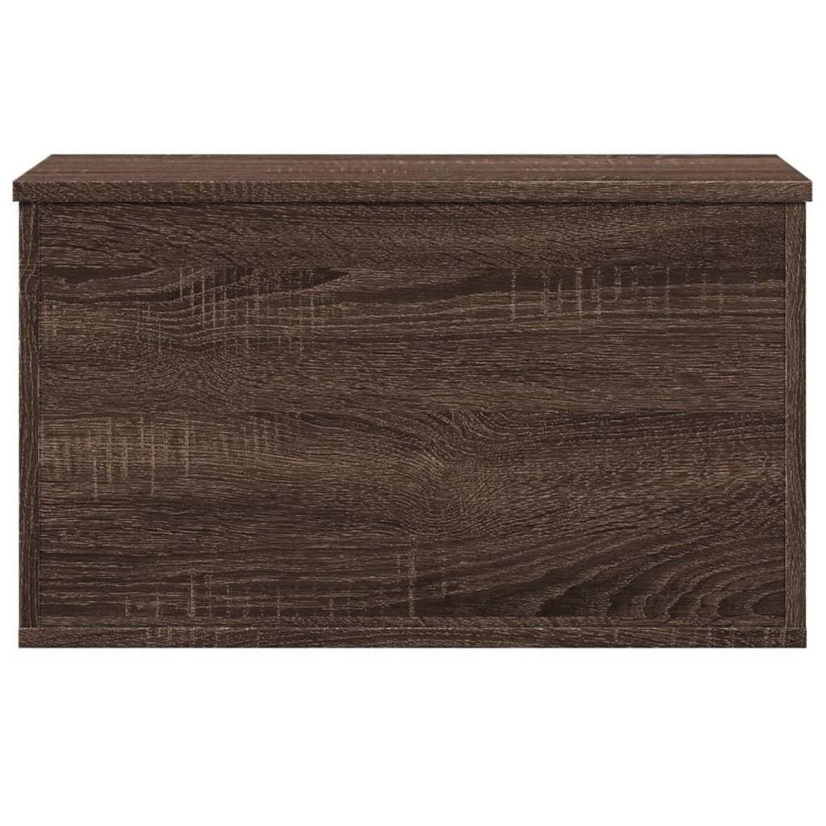 VIDAXL Boîte de rangement chene marron 60x35x35 cm bois d'ingenierie