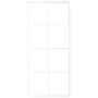 Voir la diapositive 3 : VIDAXL Porte coulissante Verre ESG et aluminium 90x205 cm Blanc