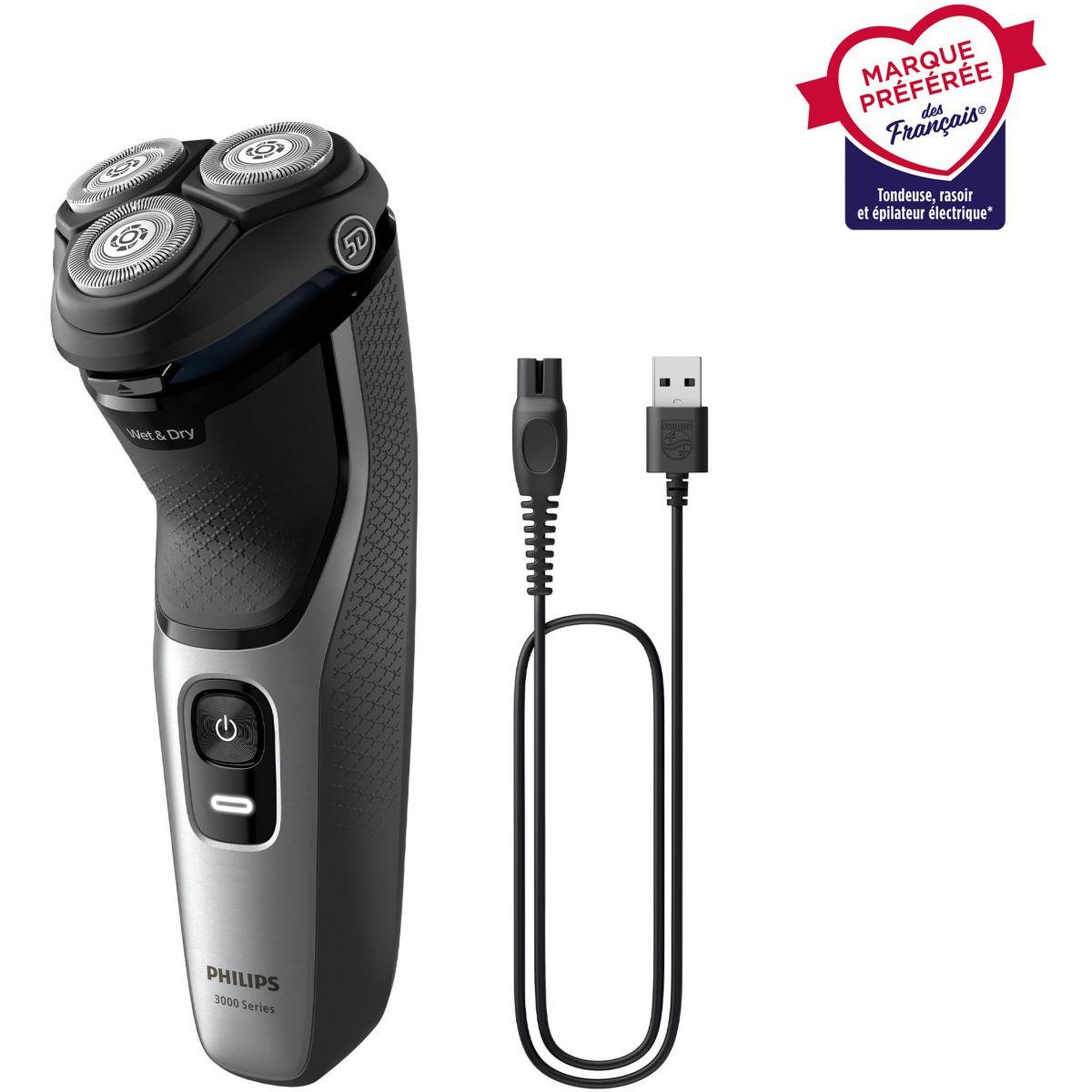 Voir la diapositive 2 : Philips Rasoir électrique series 3000 s3143/00