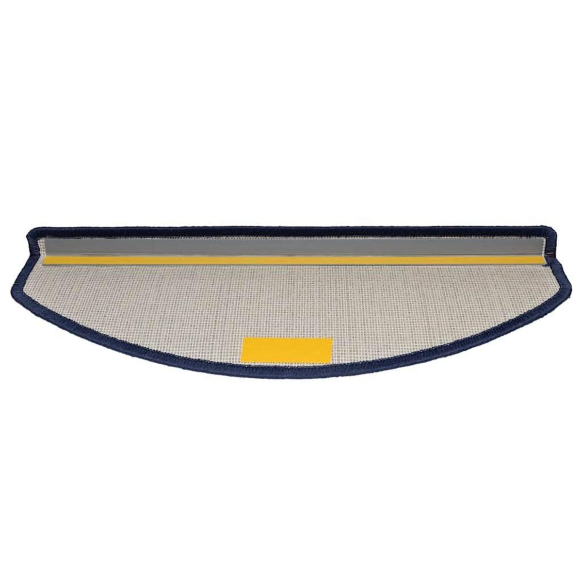 VIDAXL Tapis d'escalier 20 pcs bleu 65x24x4 cm