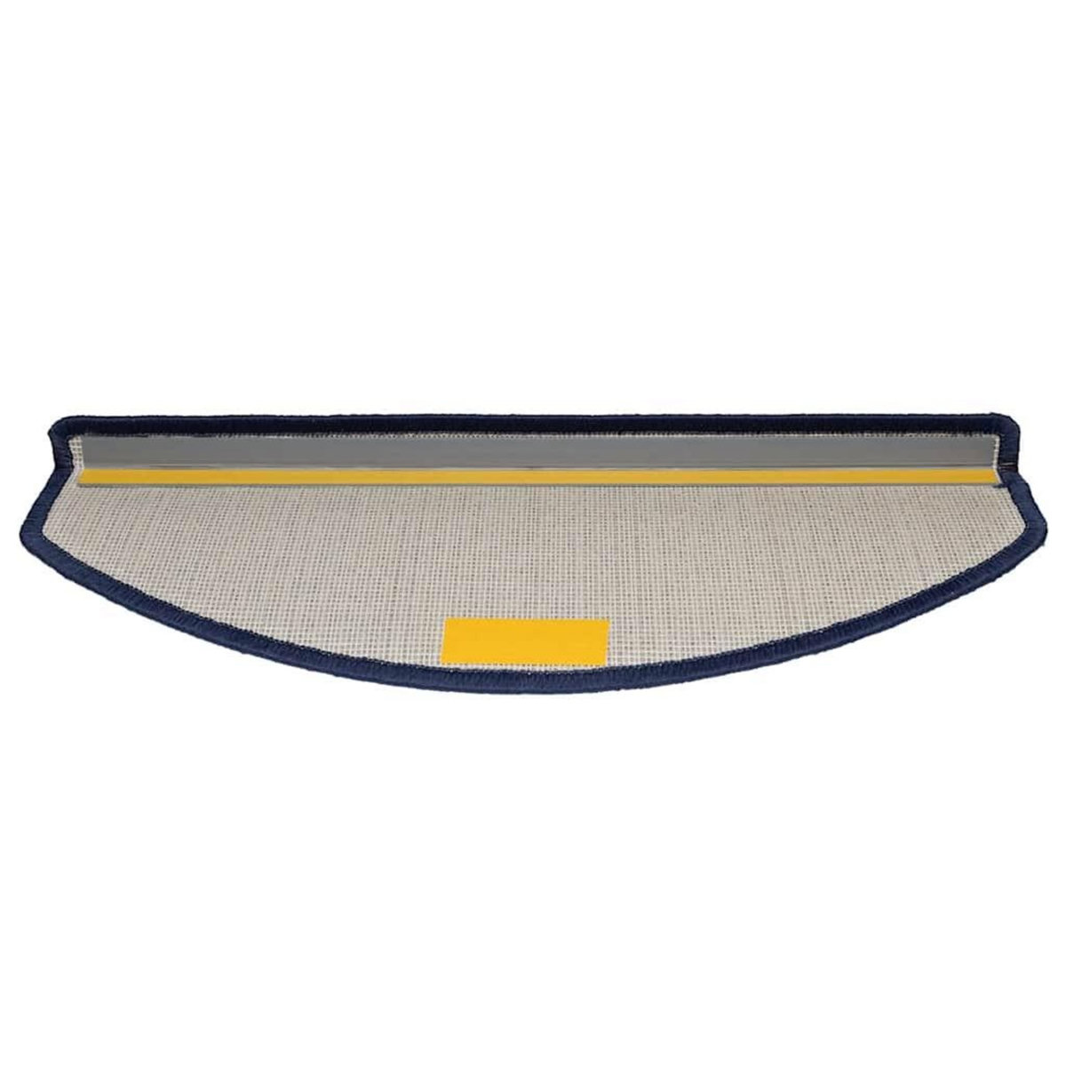 VIDAXL Tapis d'escalier 20 pcs bleu 65x24x4 cm