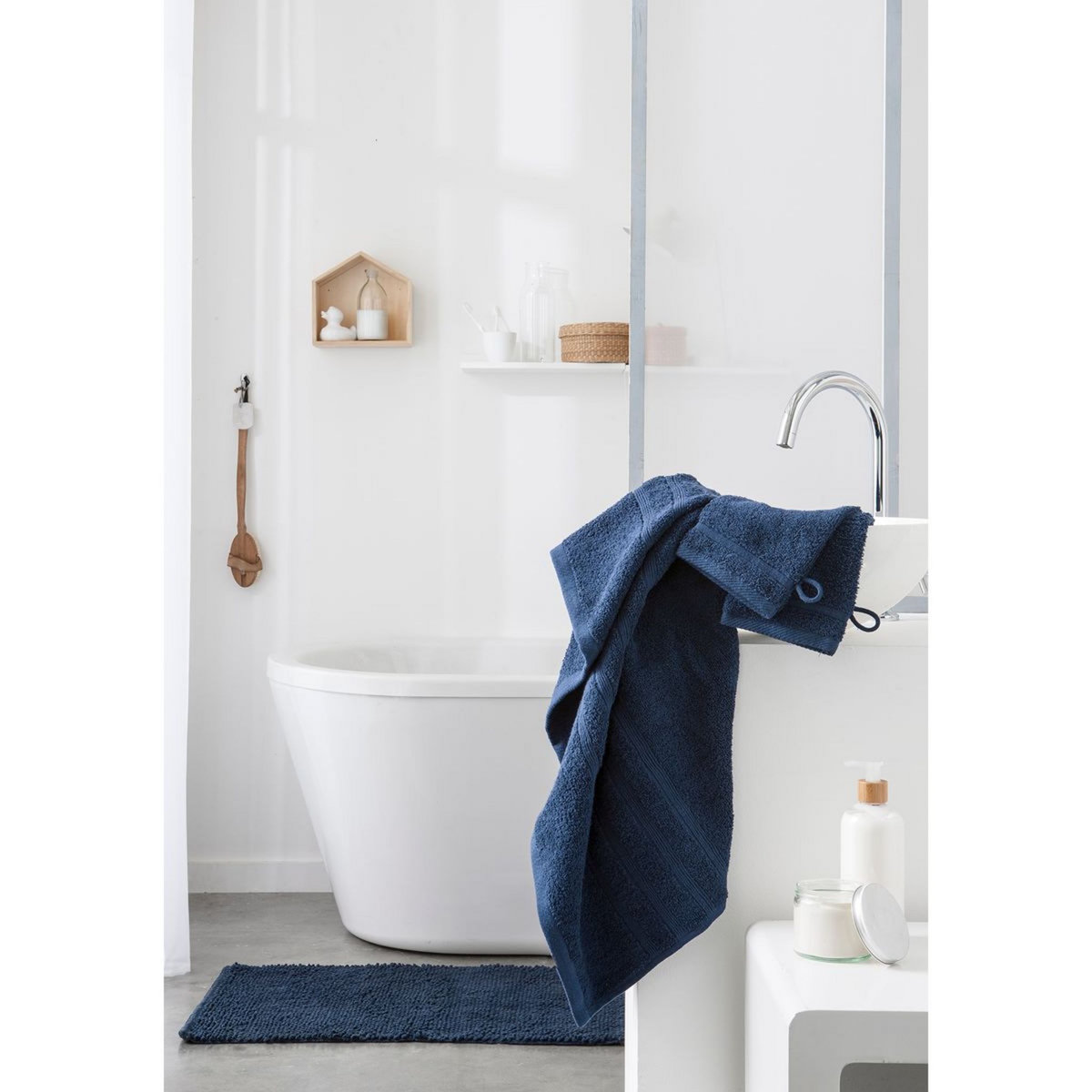 TODAY Maxi drap de bain uni en coton  500G/M² 