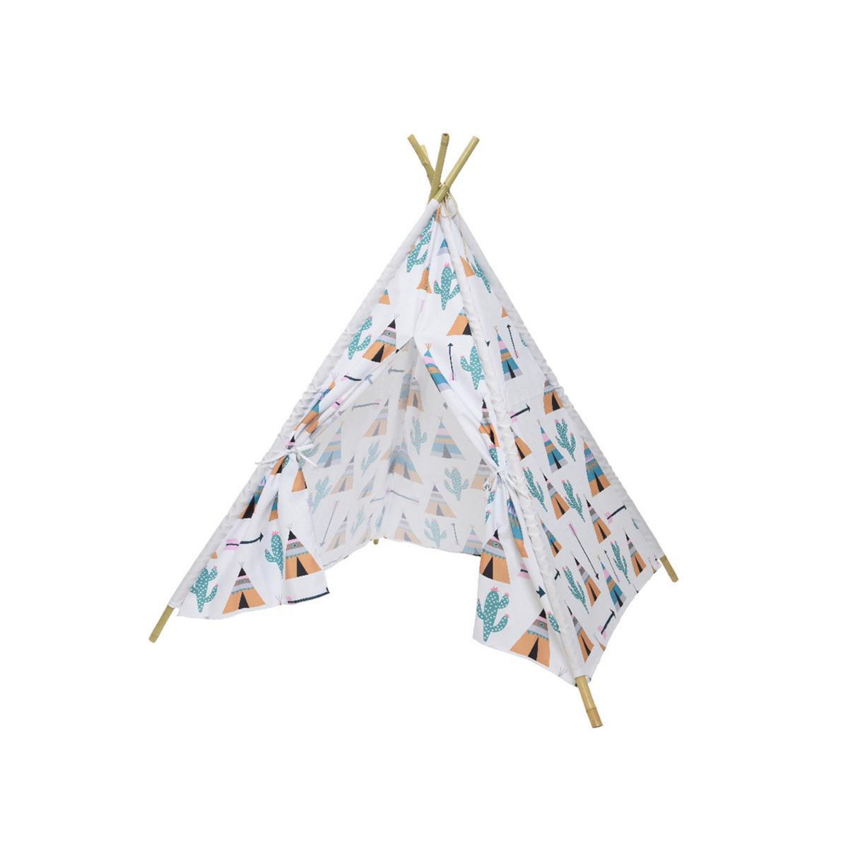 JARDIDECO Tipi enfant motifs cactus - Jardideco