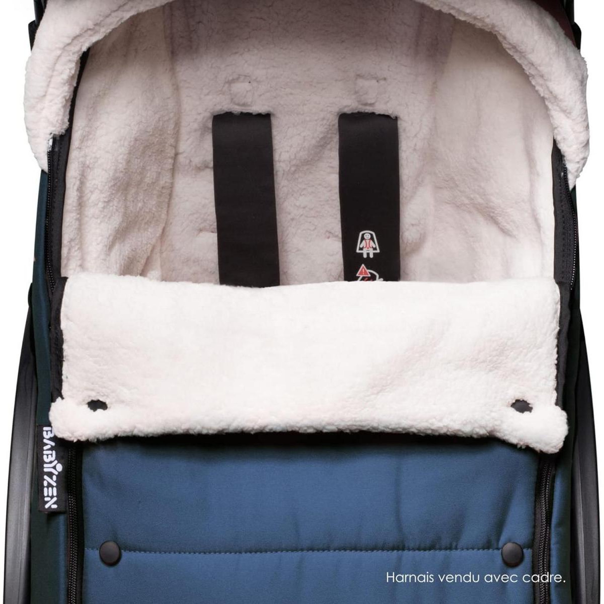Voir la diapositive 2 : STOKKE Chancelière BABYZEN YOYO Bleu Marine