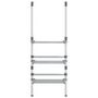 Voir la diapositive 3 : VIDAXL Sechoir a linge suspendu a 3 niveaux Aluminium