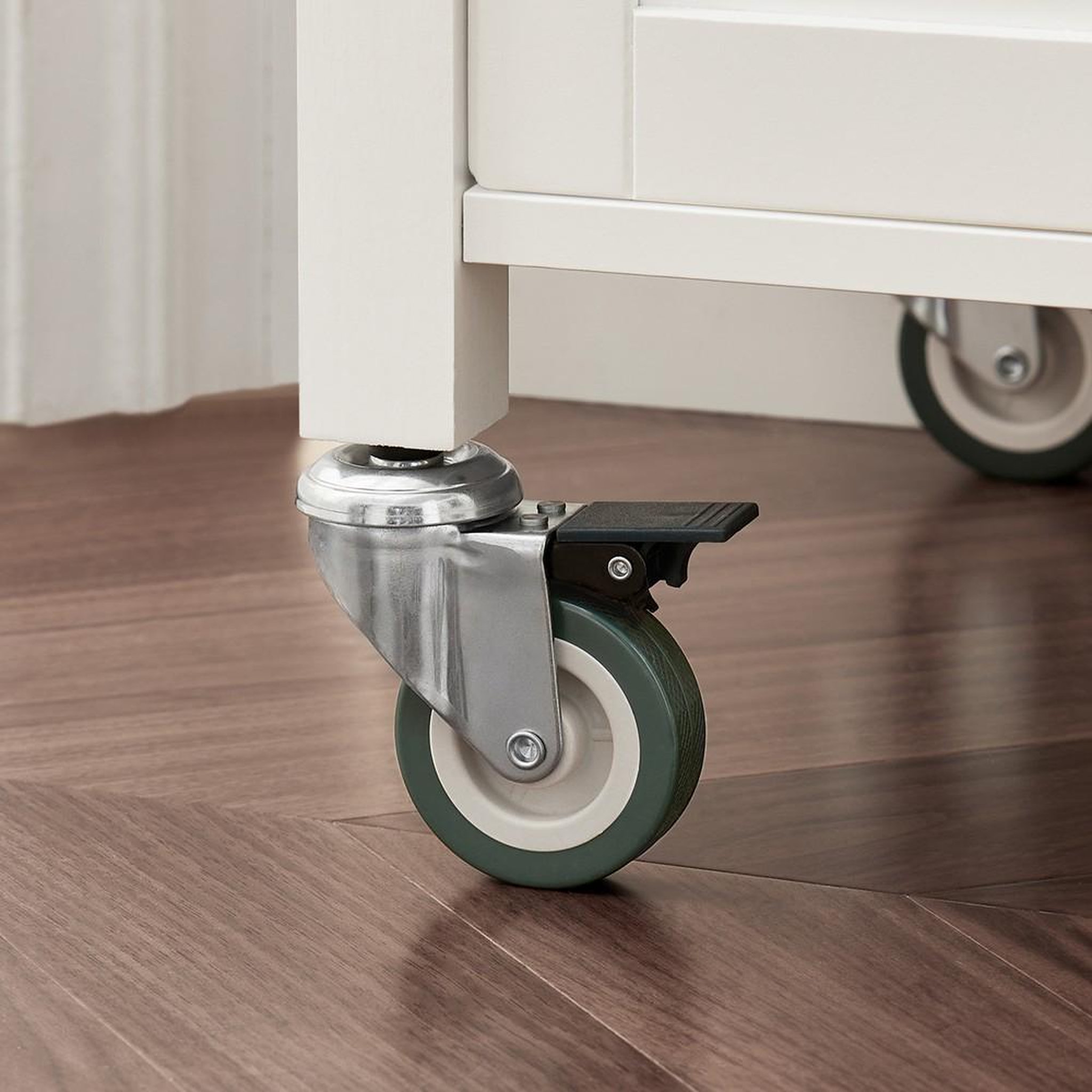 Voir la diapositive 6 : SOBUY Chariot de cuisine avec tiroir et roulettes blanc 60x45x92cm fkw22-ii-wn