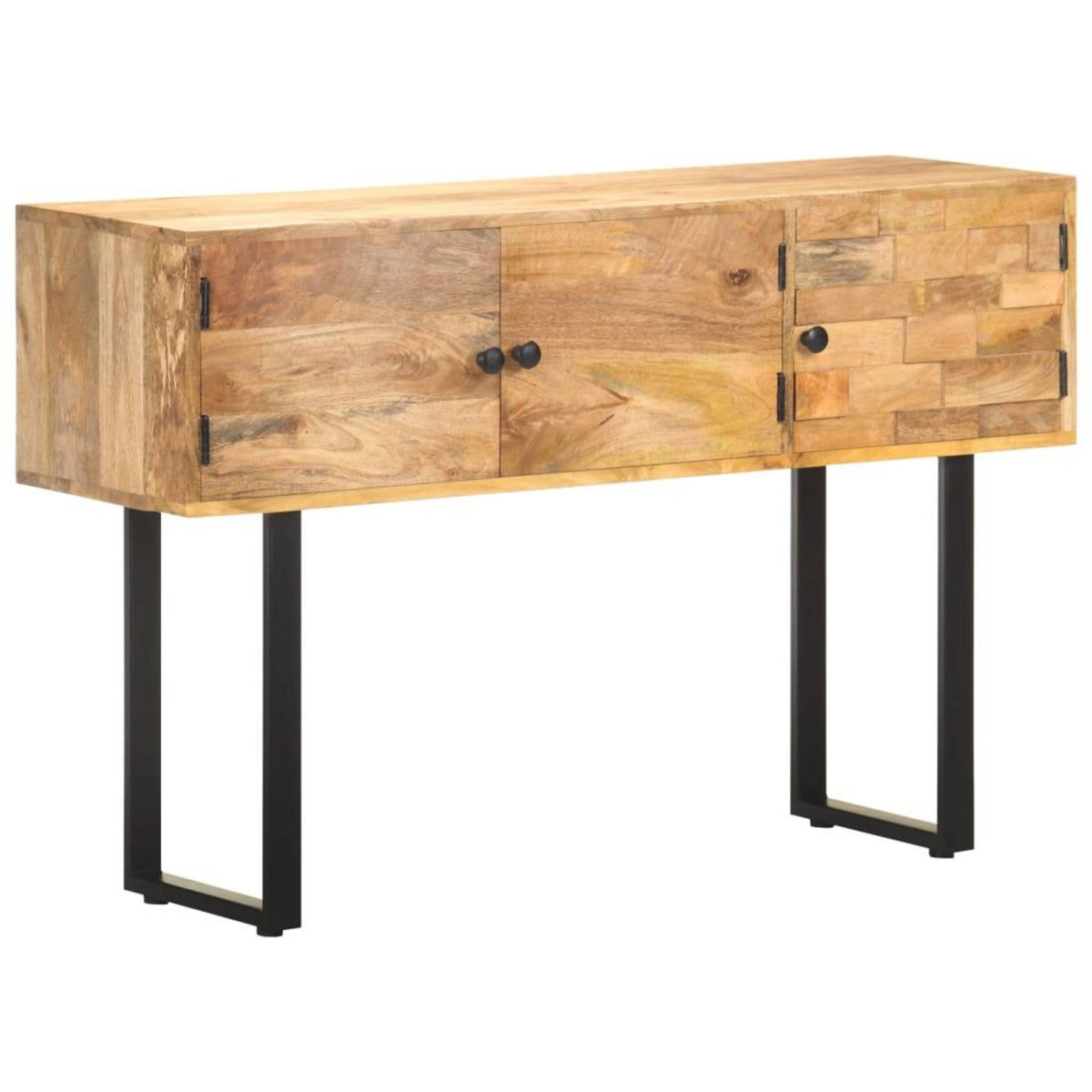 VIDAXL Buffet 116x35x75 cm Bois de manguier massif