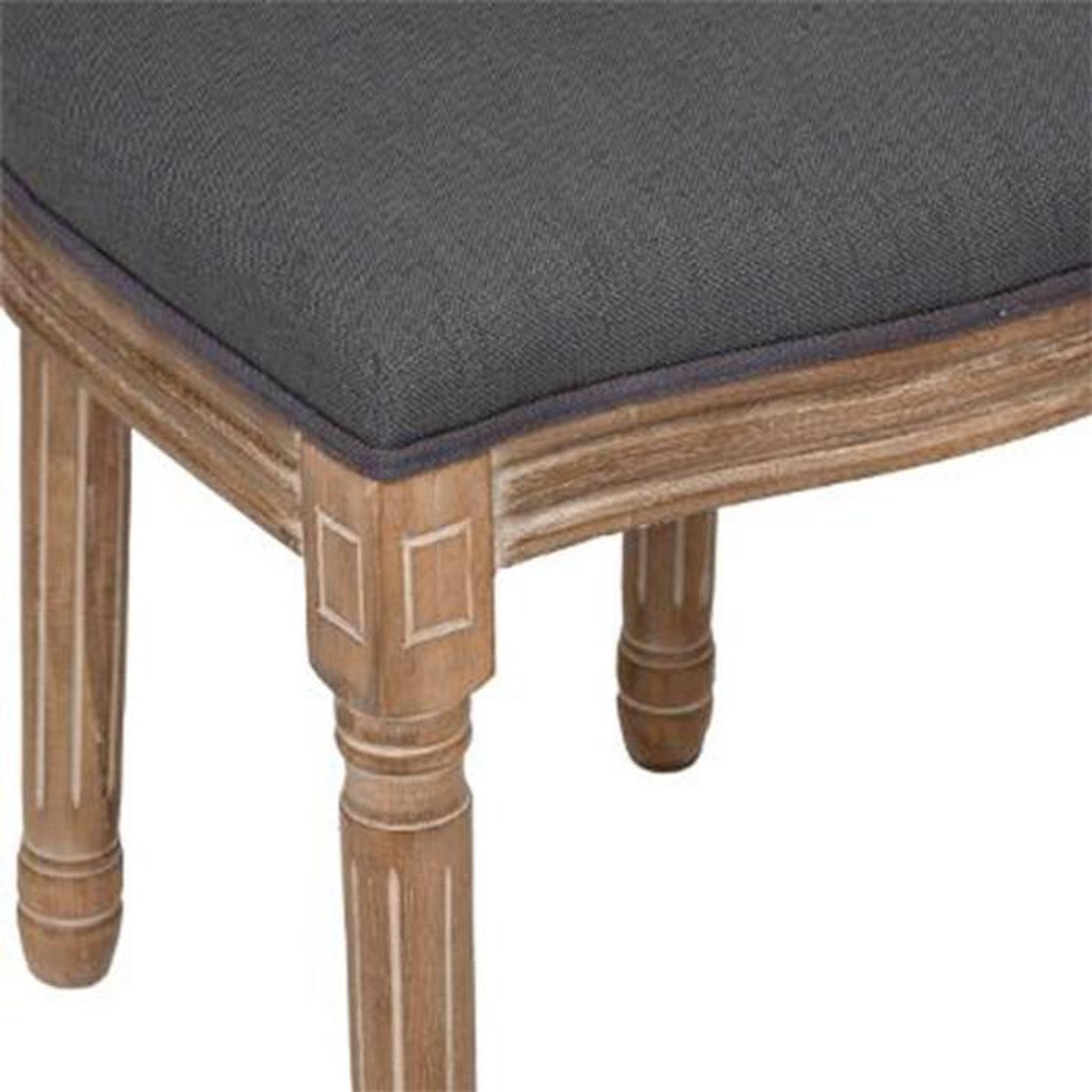 Voir la diapositive 3 : ATMOSPHERA Lot de 2 Chaises Design  Cleon  96cm Gris