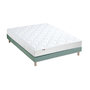 Voir la diapositive 1 : IDLITERIE Ensemble matelas 100% latex 3 zones et sommier Essentiel - qualité française