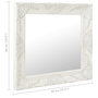 Voir la diapositive 6 : VIDAXL Miroir mural style baroque 60x60 cm Blanc