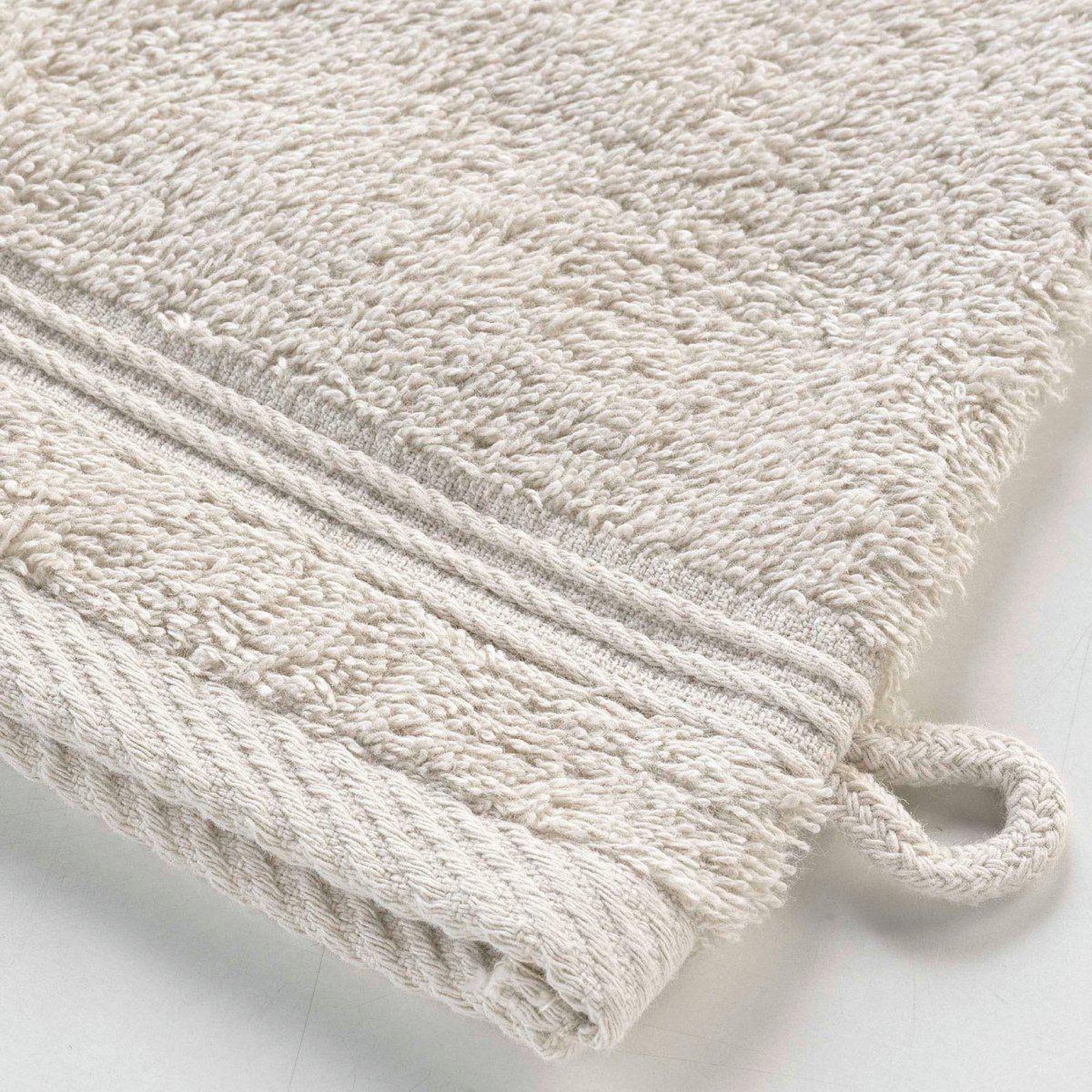 Voir la diapositive 2 : Douceur d'Intérieur Lot de 2 gants de toilette  tendresse  15x21cm lin