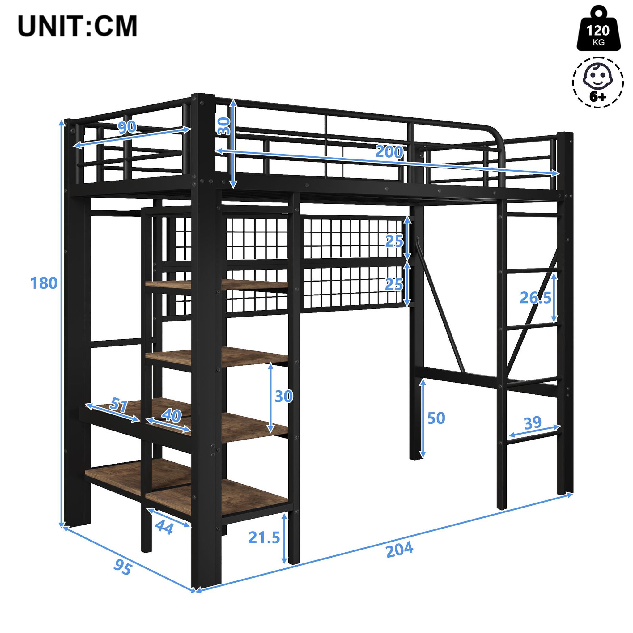 Voir la diapositive 3 : MERAX Lit mezzanine