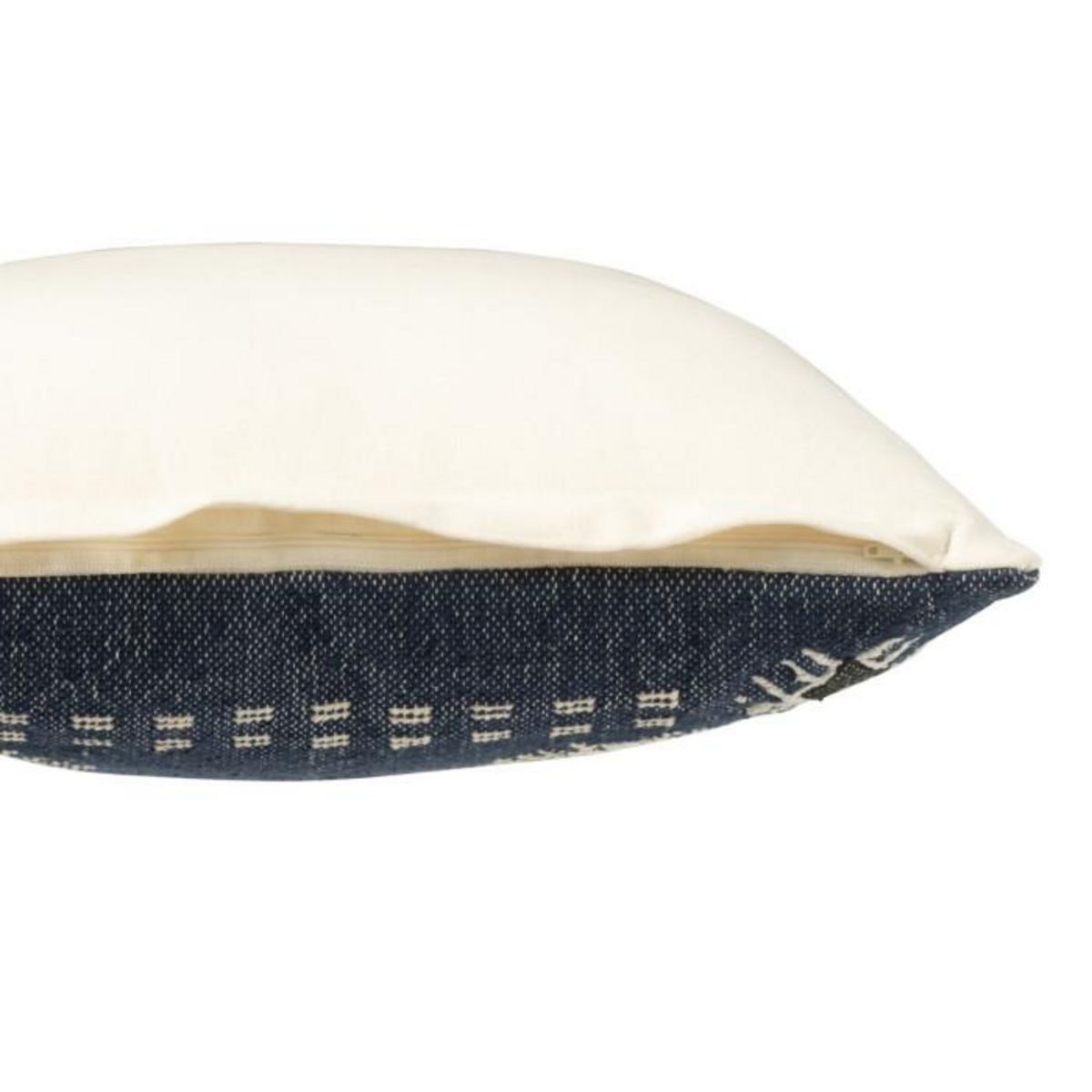 Paris Prix Coussin Déco en Coton  Ethique  45x45cm Bleu Foncé