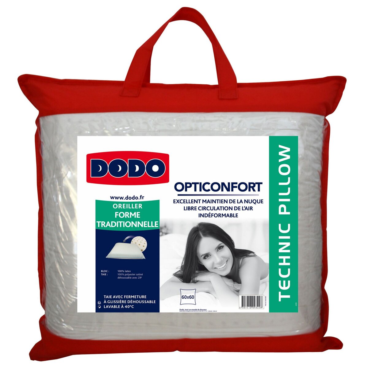 Dodo - Lot de 2 protège oreillers DODO absorbant - 65x65cm - ULTRA CONFORT  - Coussin de chaise - Rue du Commerce