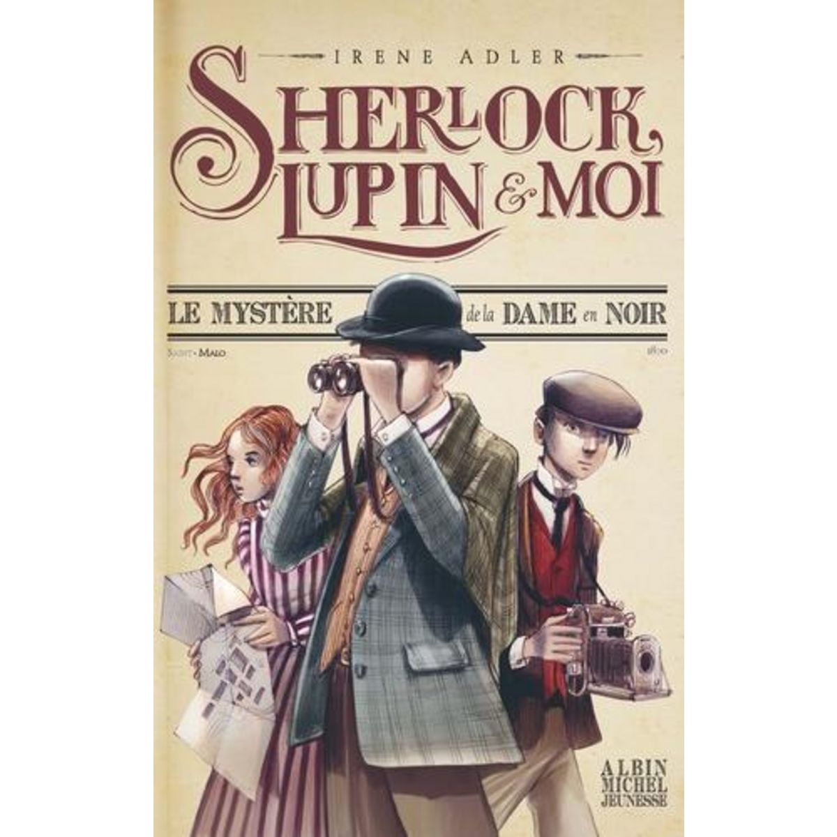 SHERLOCK, LUPIN ET MOI TOME 1 : LE MYSTERE DE LA DAME EN NOIR, Adler Irene
