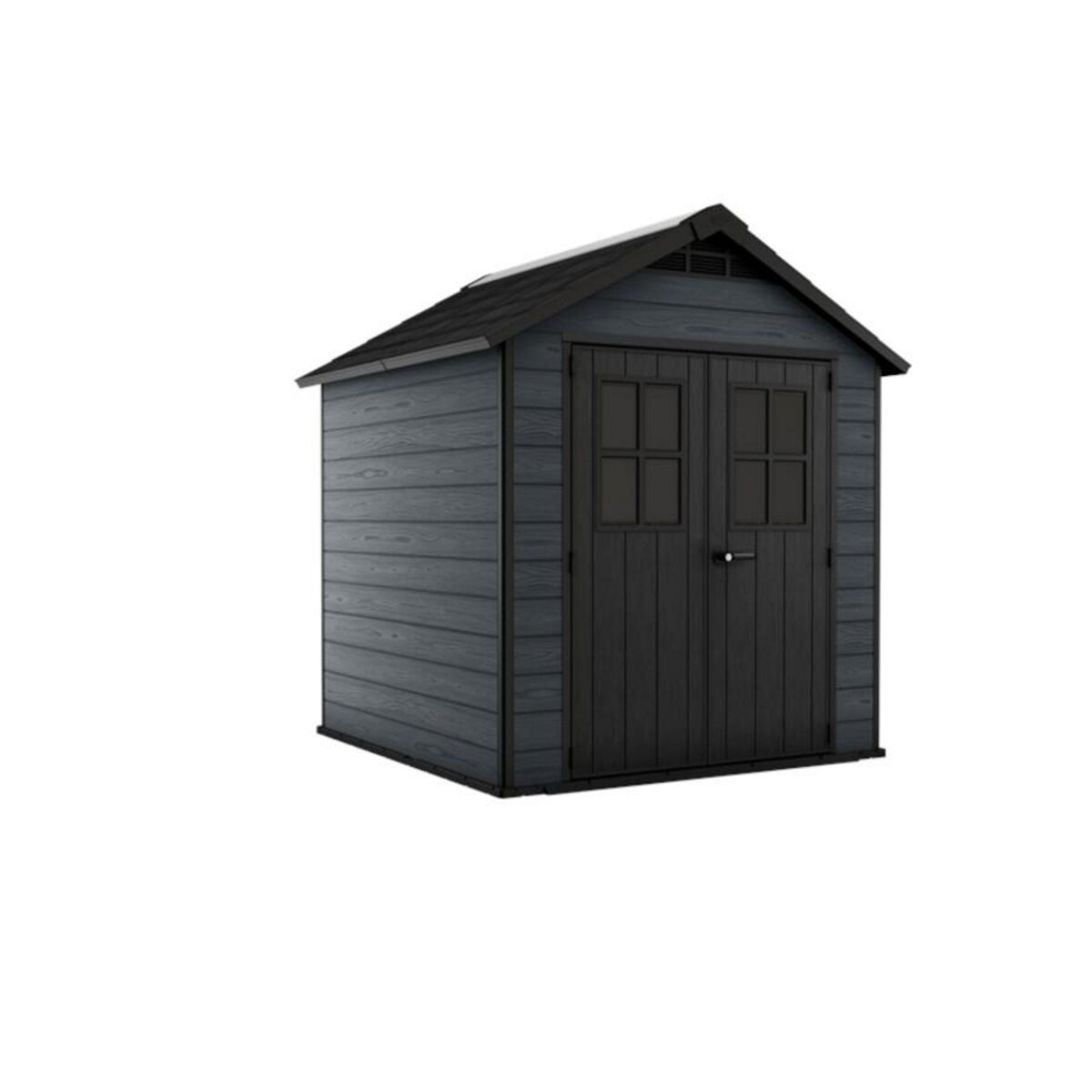 Keter Abri jardin résine - woodium 757 - 5,1 m2 -  gris anthracite - 12-634436