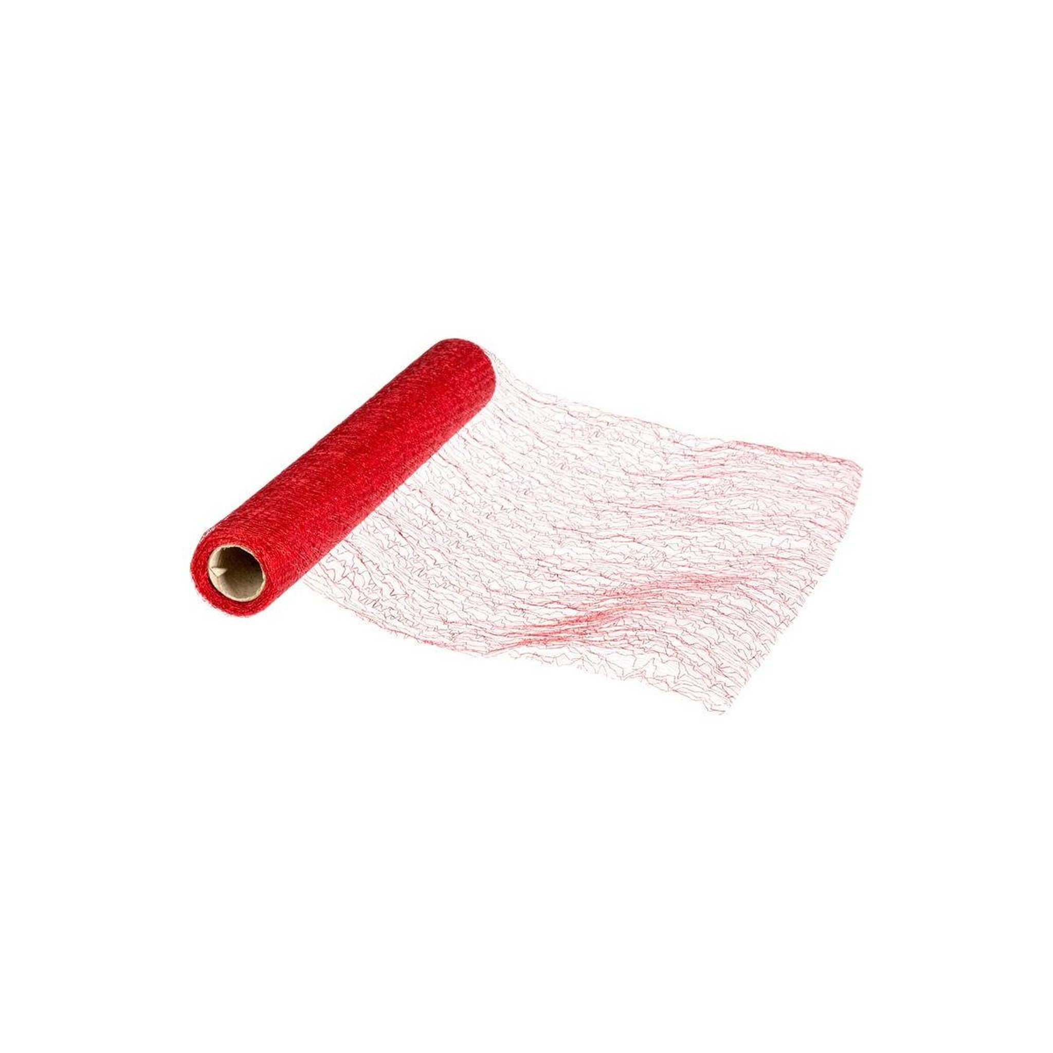 FEERIC LIGHT & CHRISTMAS Chemin de table  colorama  28x400cm rouge