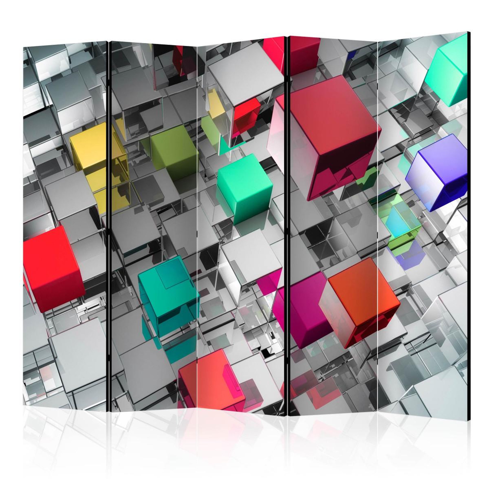 Paris Prix Paravent 5 volets  colours of metal  172x225cm