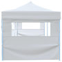 Voir la diapositive 3 : VIDAXL Tente de reception escamotable pliable avec 5 parois 3x9m Blanc
