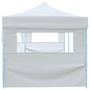Voir la diapositive 3 : VIDAXL Tente de reception escamotable pliable avec 5 parois 3x9m Blanc
