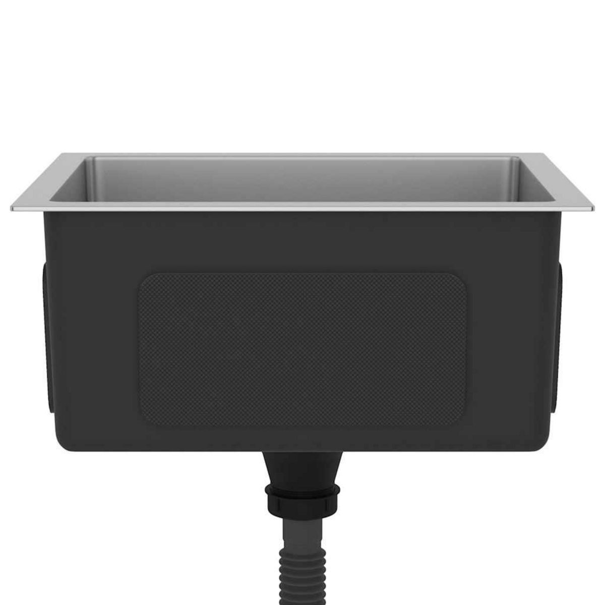 VIDAXL Evier de cuisine fait main Acier inoxydable