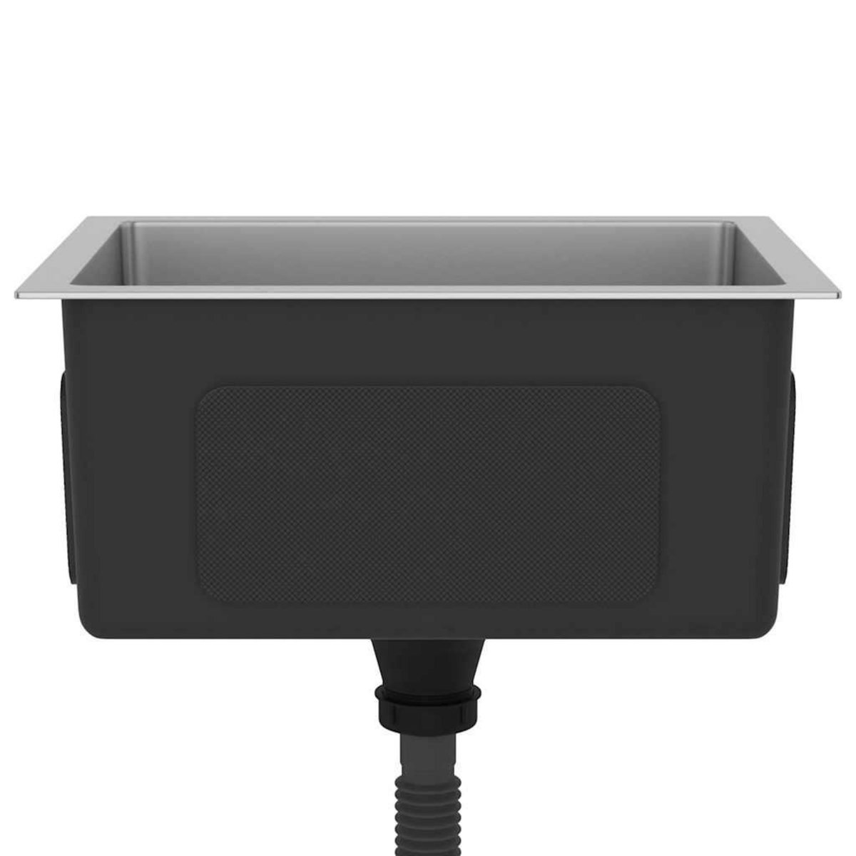 VIDAXL Evier de cuisine fait main Acier inoxydable