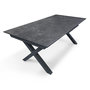Voir la diapositive 1 : Paris Prix Table de Jardin Extensible en Céramique  Floride  180-240cm Gris Anthracite