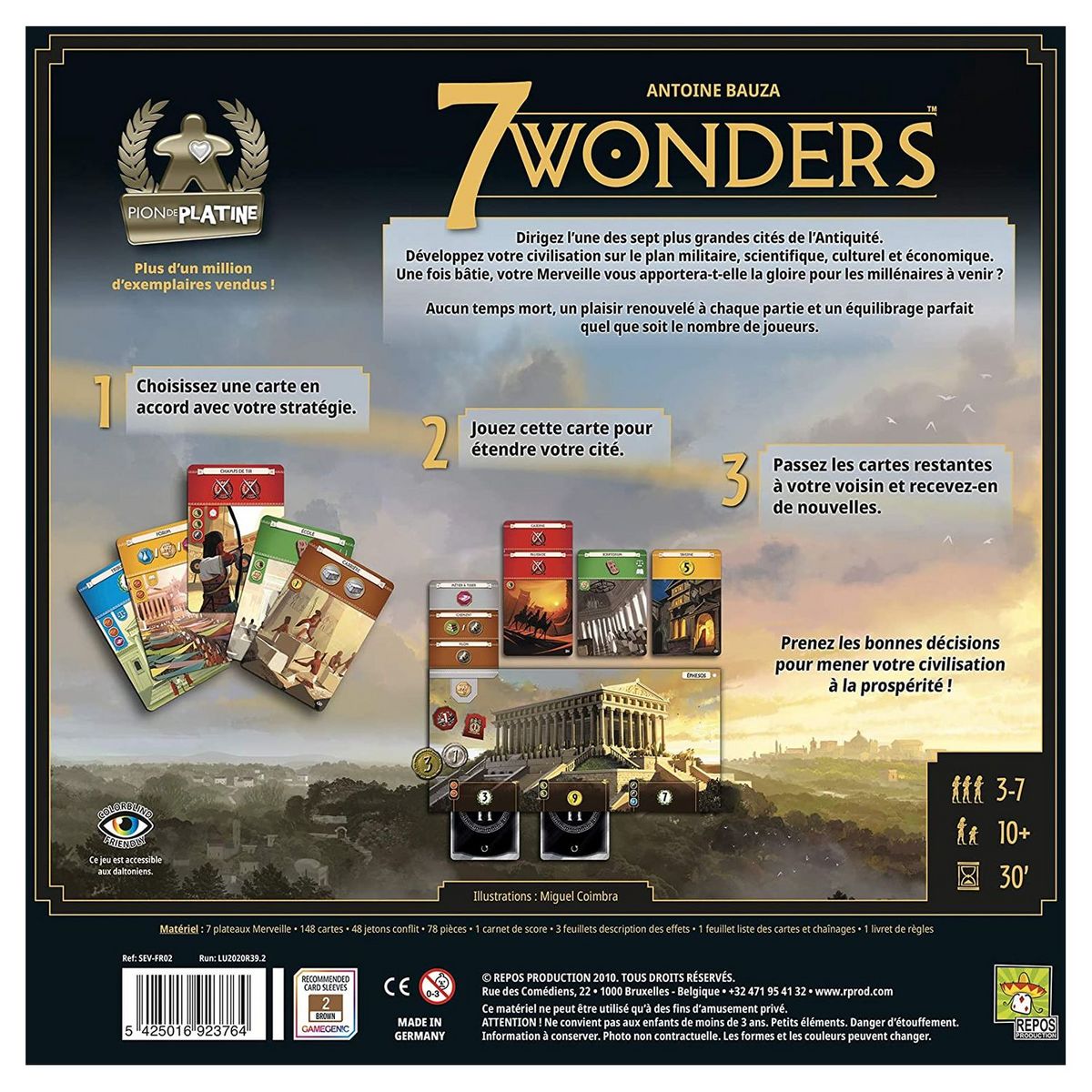 ASMODEE Jeu 7 Wonders