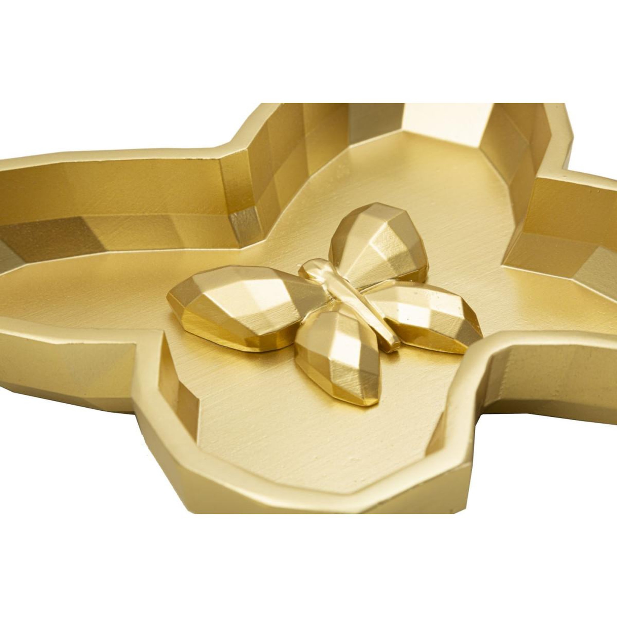Voir la diapositive 3 : Paris Prix Vide-poche design  butterfly  20cm or