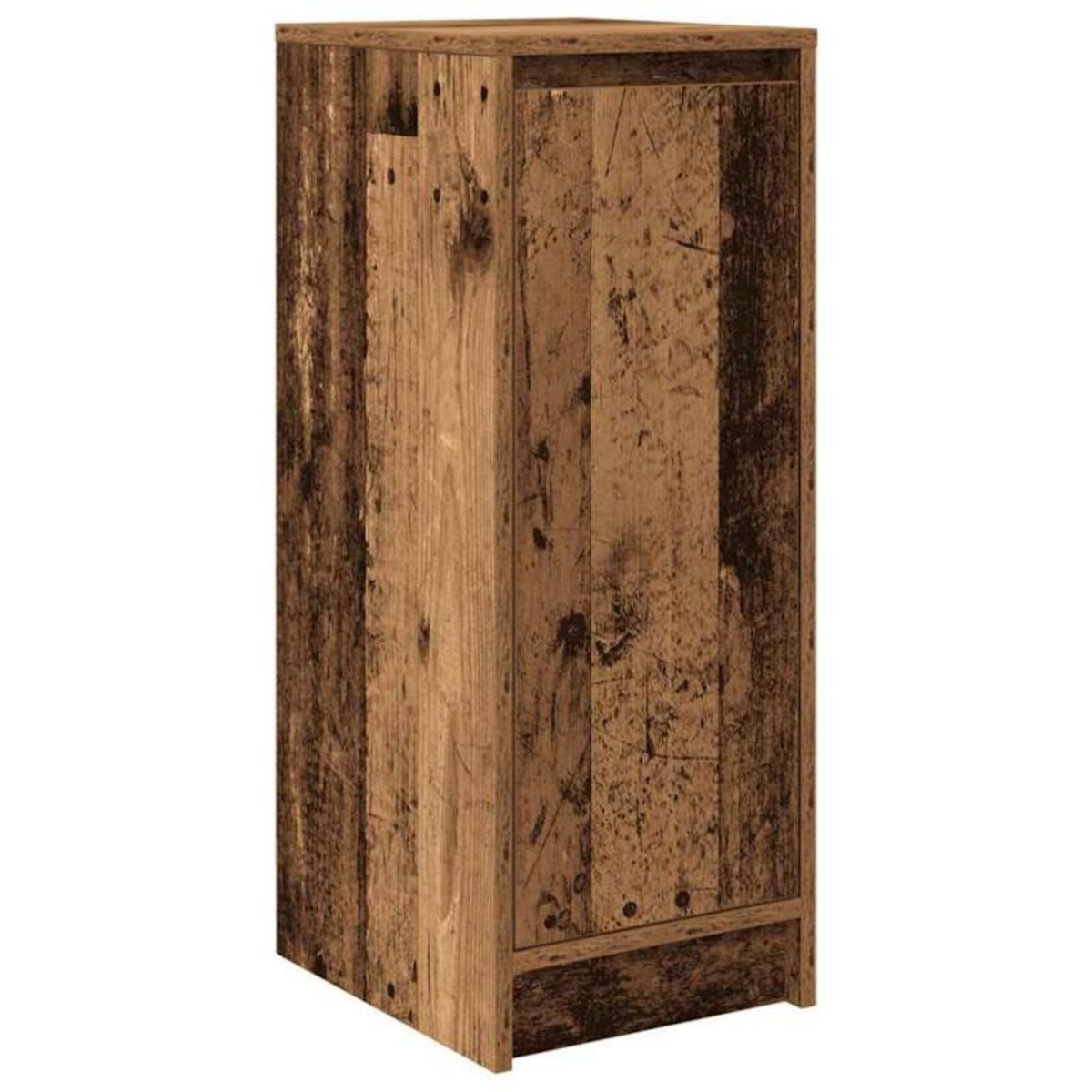 VIDAXL Armoire à chaussures vieux bois 29,5x34x76 cm bois ingénierie