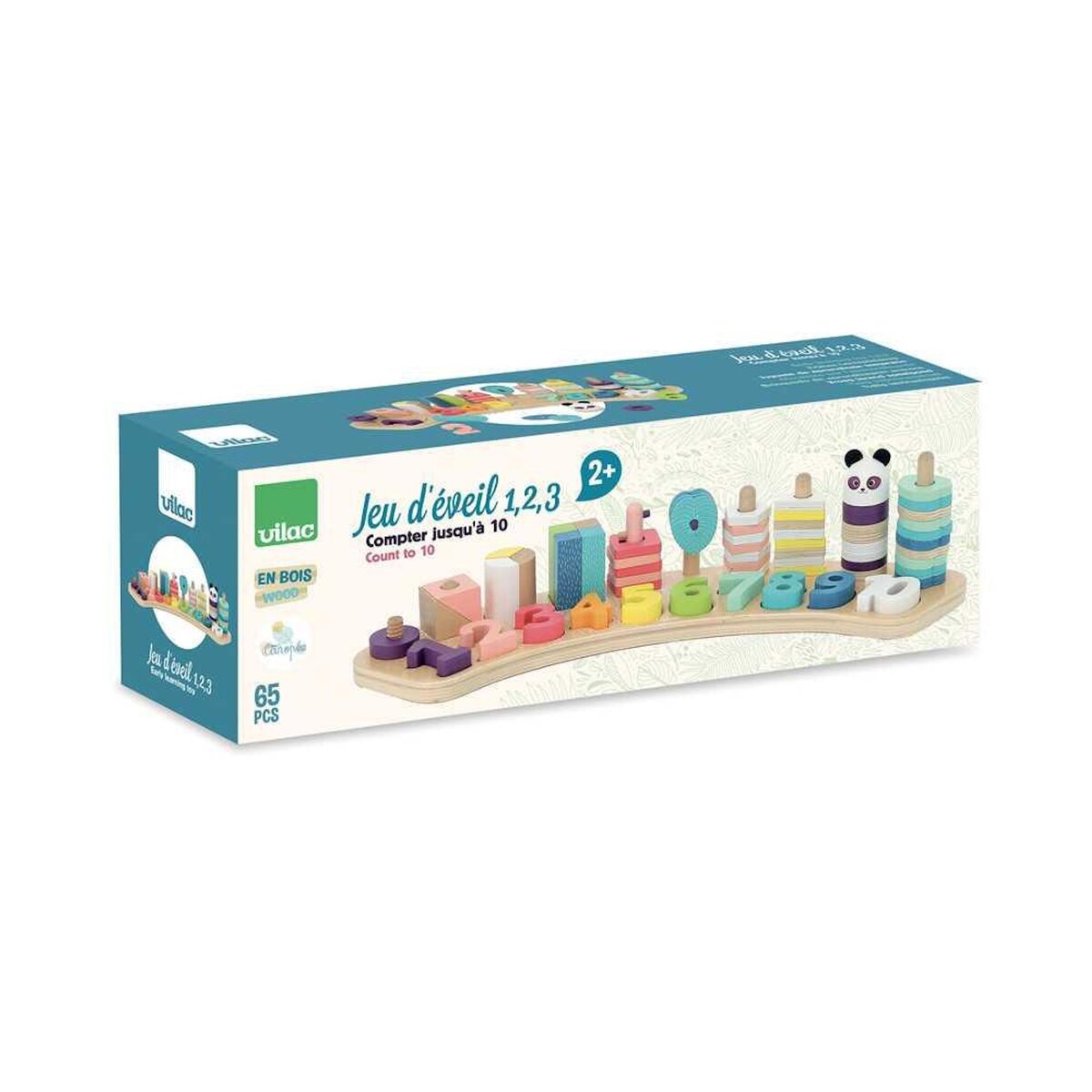 Vilac JEU EVEIL BOIS 123 SPE VILAC VIL1060