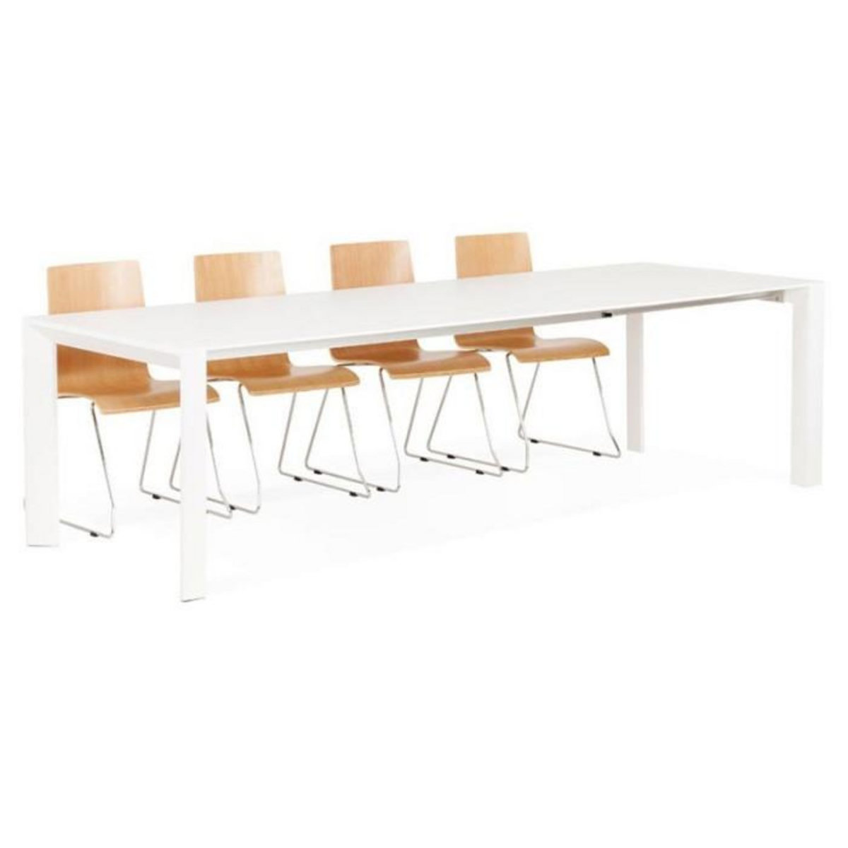 Paris Prix Table de Repas Extensible  Serty  190-270cm Blanc