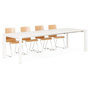 Voir la diapositive 6 : Paris Prix Table de Repas Extensible  Serty  190-270cm Blanc