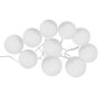 Voir la diapositive 1 : ATMOSPHERA Guirlande LED solaire 10 boules blanches