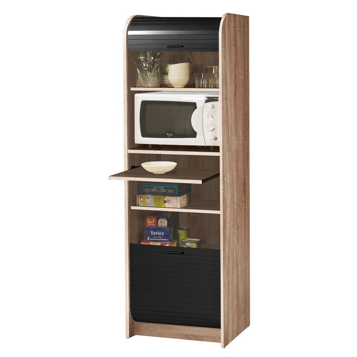 Colonne de rangement cuisine H180cm FAST FOOD