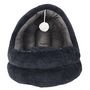 Voir la diapositive 3 : The concept Factory Panier apaisant pour chat et chien Plume - Gris anthracite