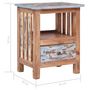 Voir la diapositive 6 : VIDAXL Table de chevet 41x30x50 cm bois d'acajou massif