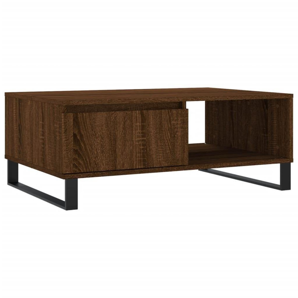 VIDAXL Table basse chene marron 90x60x35 cm bois d'ingenierie