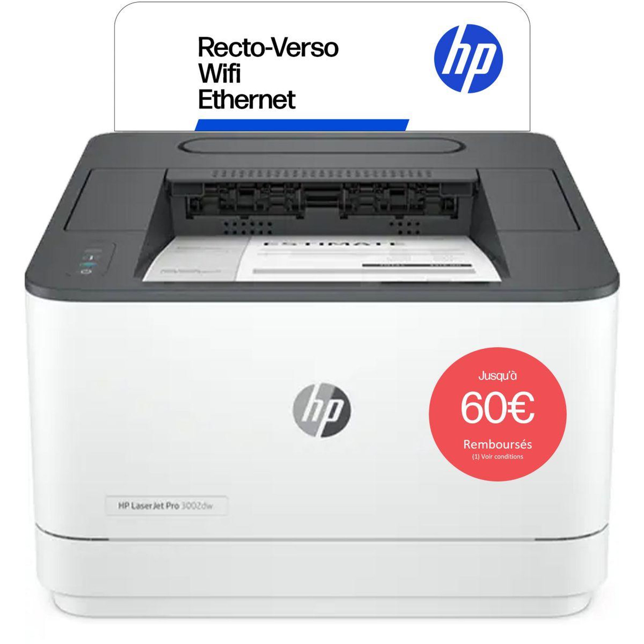 HP Imprimante laser laserjet pro 3002dw