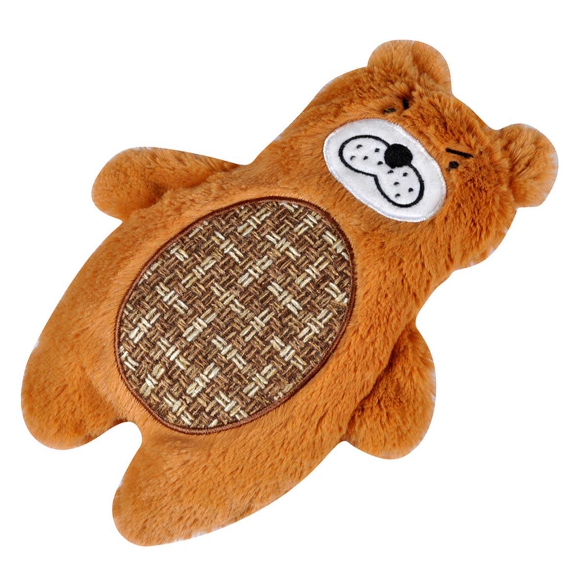 Voir la diapositive 1 : LOVE STORY Jouet pour chien sonore  noisette l'ours  28cm brun
