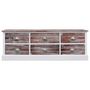Voir la diapositive 2 : VIDAXL Banc d'entree Marron 115x30x40 cm Bois