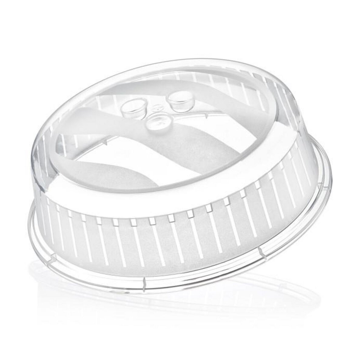 Paris Prix Couvercle Micro Onde  Accrochable  26cm Transparent