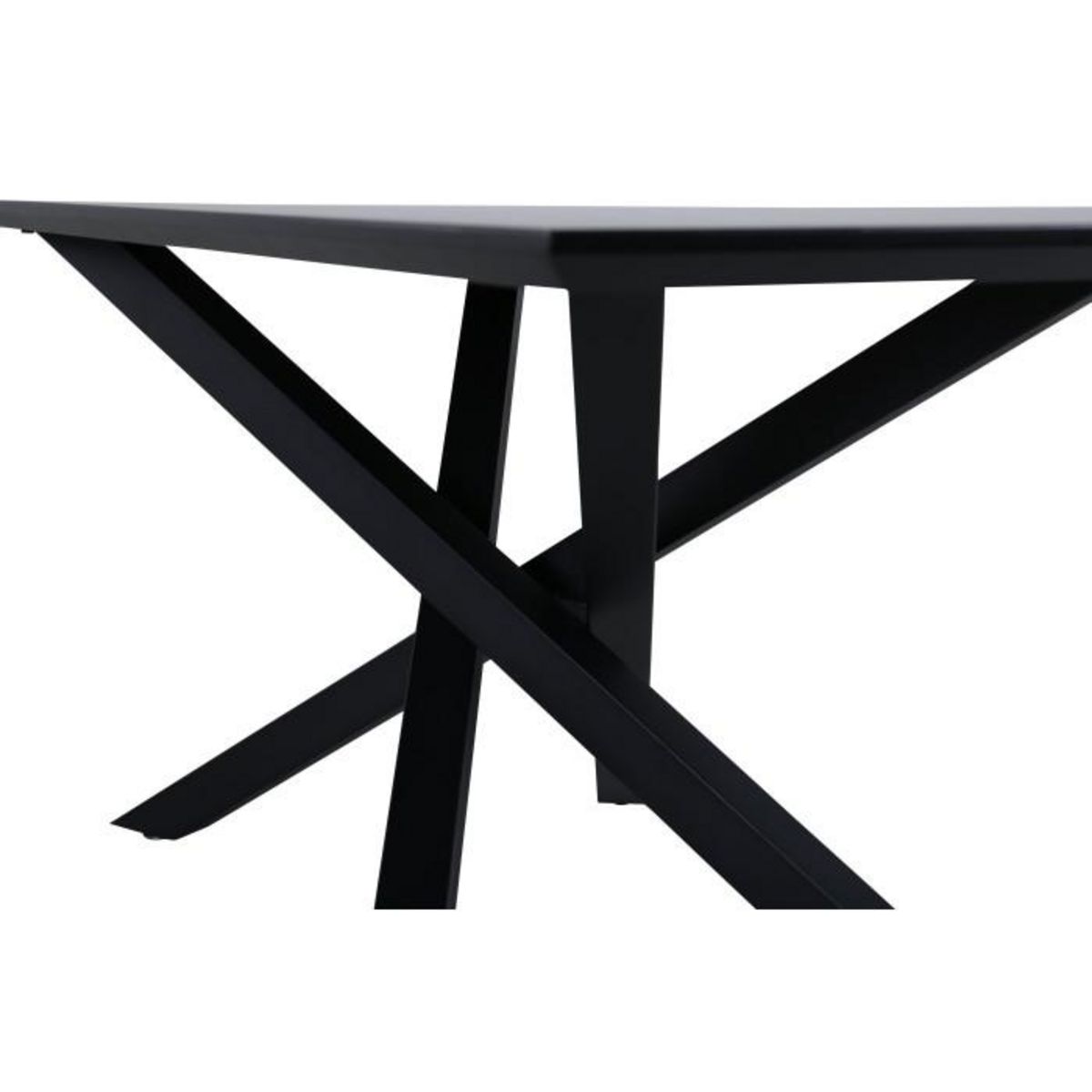 Paris Prix Table à Manger  Piazza  180cm Noir