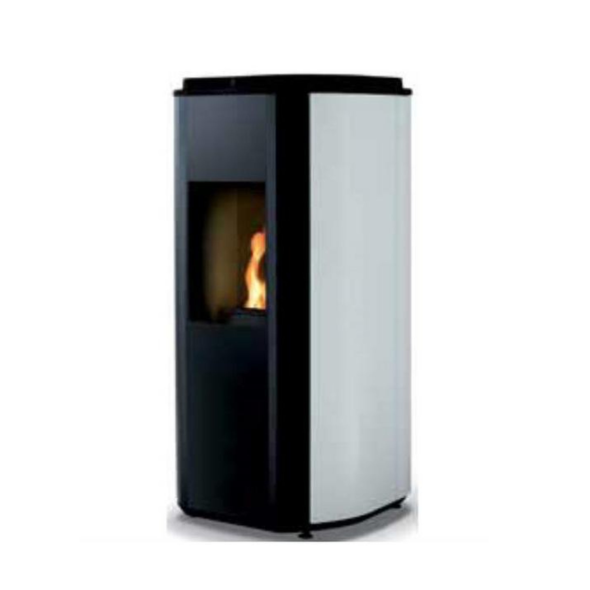 Supra Poêle à granulés de bois 5.5kw blanc/noir - mael5blanc