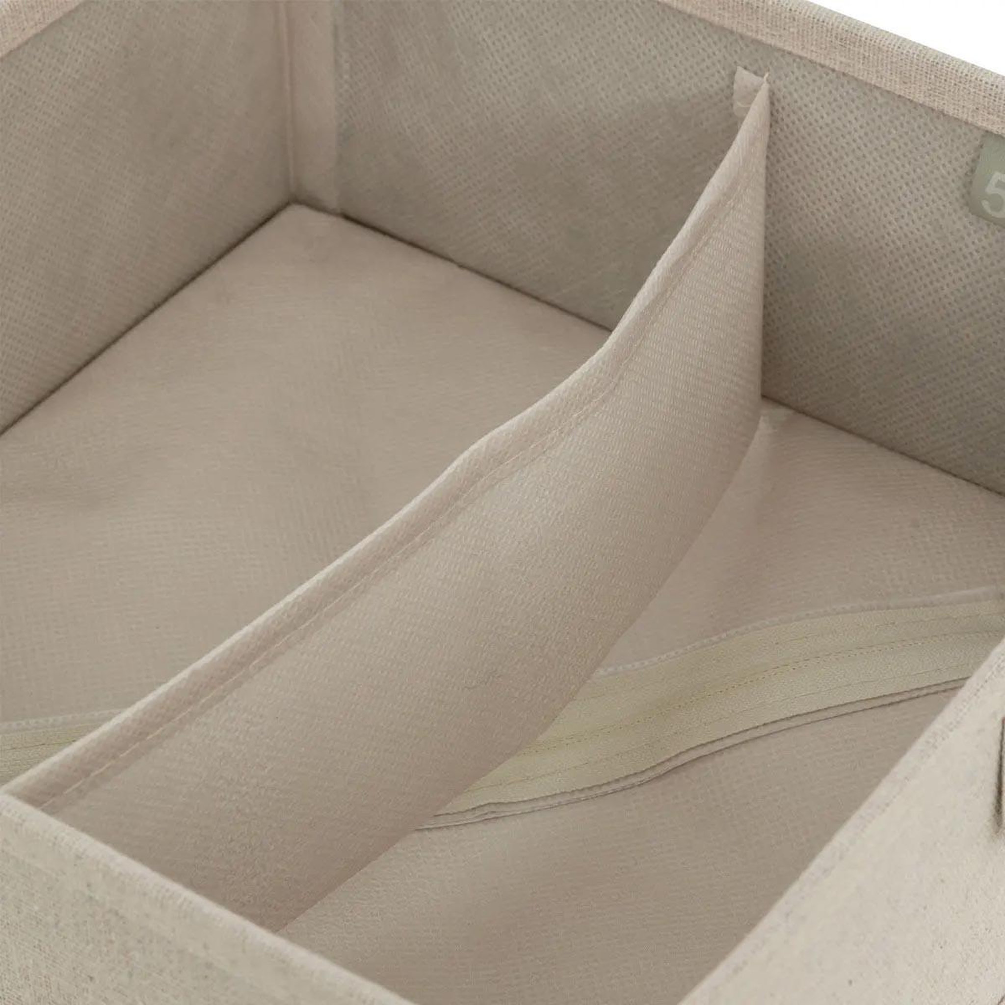 Voir la diapositive 3 : FIVE Rangement tiroir 2 compartiments  dressy  24cm beige