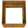 Voir la diapositive 4 : VIDAXL Jardiniere 40x41x40 cm acier corten